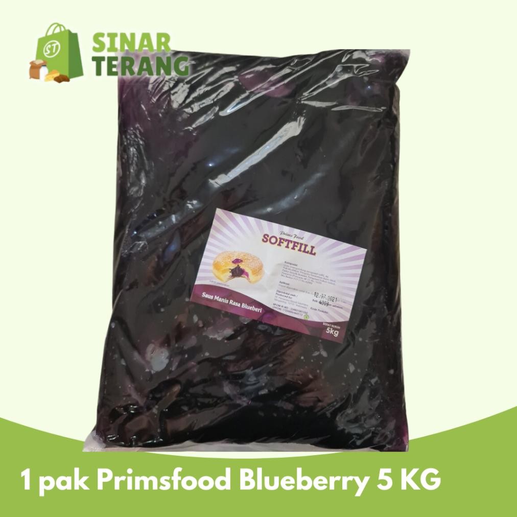 

Selai Prims Food Blueberry 5 KG / PRIMSFOOD Bluberi Softfill 5kg
