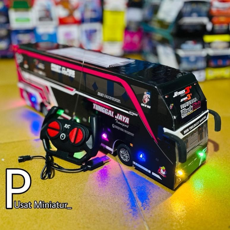 Sale Miniatur Bus Remote Control, Full Musik Telolet Basuri My56
