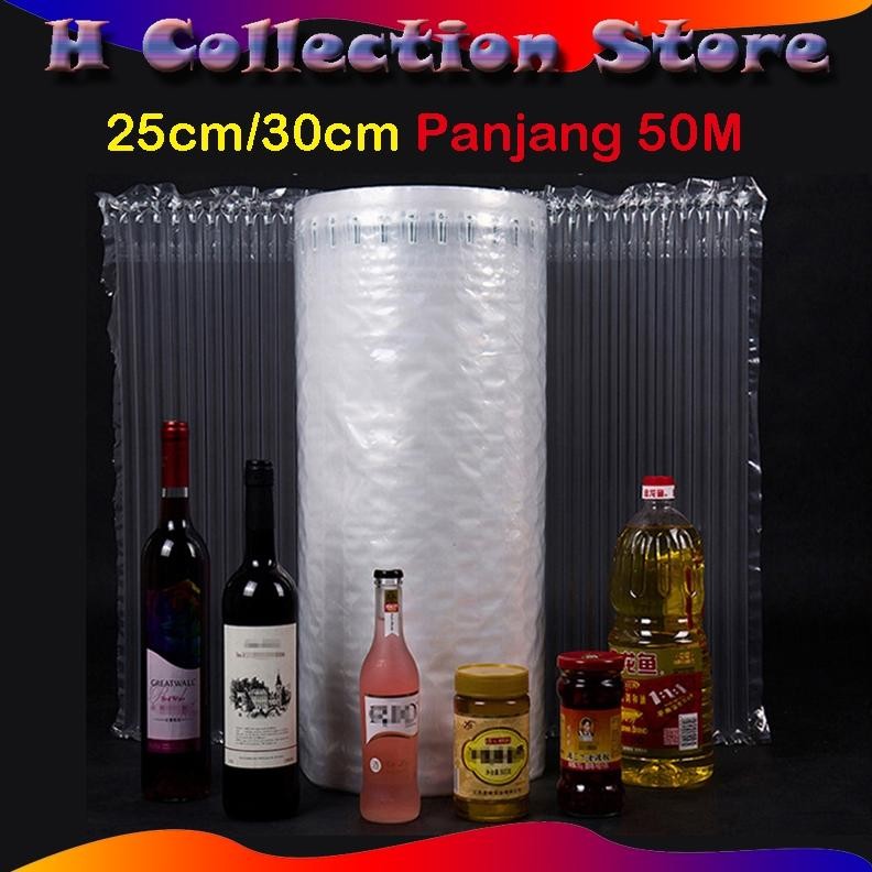 

50M 25cm/35cm/40cm Air Bubble Wrap Anti Pecah Inflatable Bag Plastik Air Bag Roll Cushion Packing Bubble Wrap Extra Bubble Packing Air Bag Cushion Packing Inflatable Bubble Wrap Inflatable Roll 25cm/35cm AST