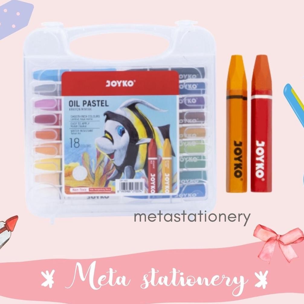 

Oil Pastel Crayon MinyakJoyko 18 Warna Colors AST