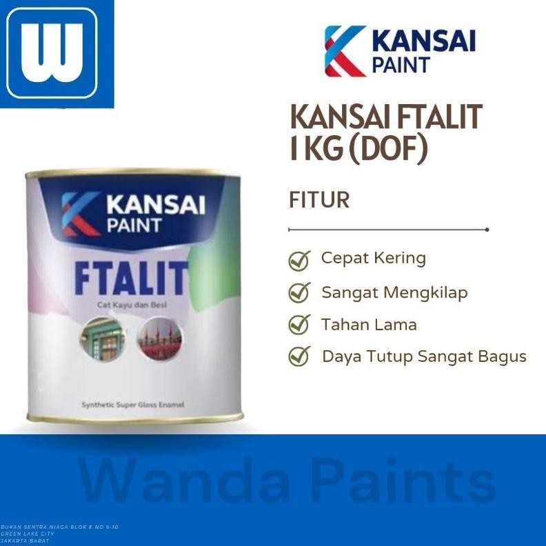 

CAT SYNTHETIC KANSAI FTALIT 1 KG (WARNA DOF) AST