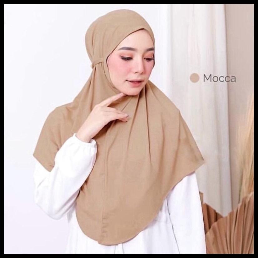 HIJAB INSTAN BERGO JERSEY TALI SIZE M/JILBAB JERSEY TALI BELAKANG/HIJAB INSTAN JERSEY TALI