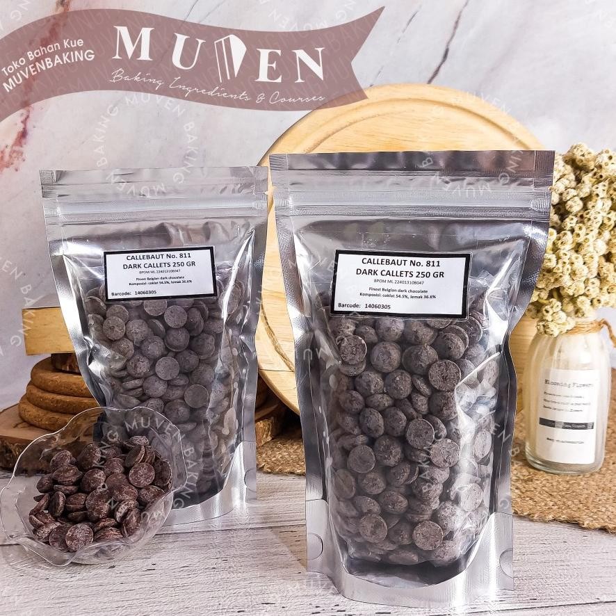 

Callebaut 811 Dark Callets 250 Gr Coklat Belgia Halal