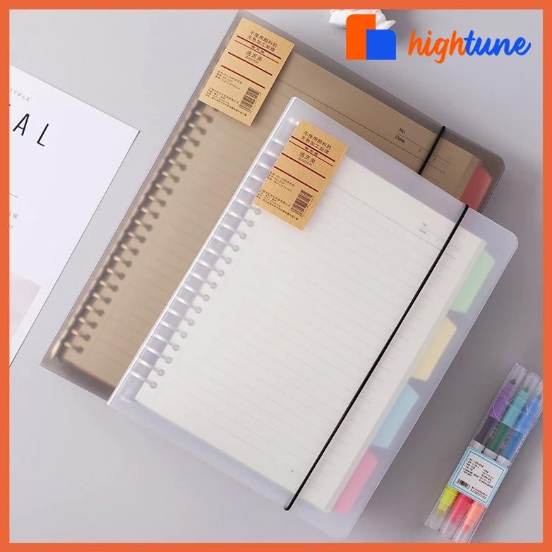 

Hightune Binder Note Spiral Ring Model ( garisgridkosong) A5 & B5 - 80 lembar AST