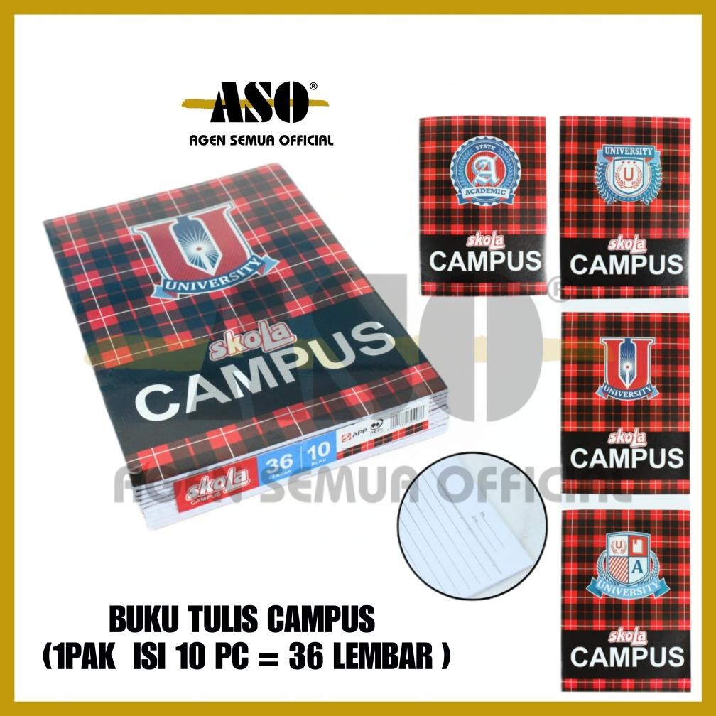 

BUKU TULIS CAMPUS ISI 36 LEMBAR ( 1 PACK = 10 PC ) AST