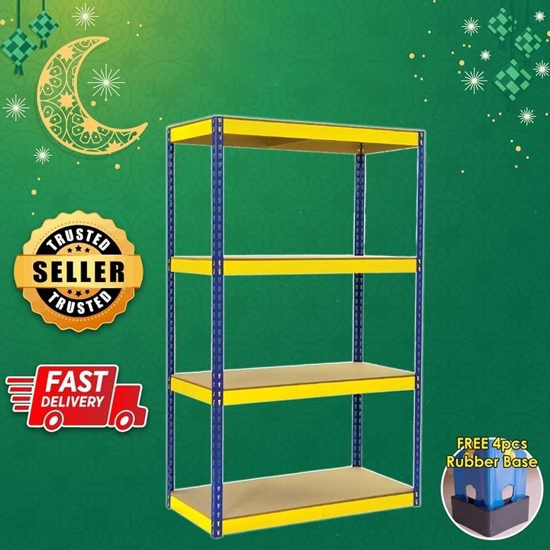 Rak Gudang Rak Susun 3/4/5 Tingkat Rak Serbaguna Rak Besi Siku Rak Aquarium Rak Gudang