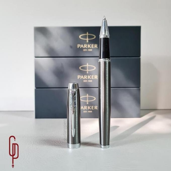 

Pulpen Original Parker Im New Dark Expresso Chrome Trim ( Klip Putih ) Rb Biru Hitam Stationery Co