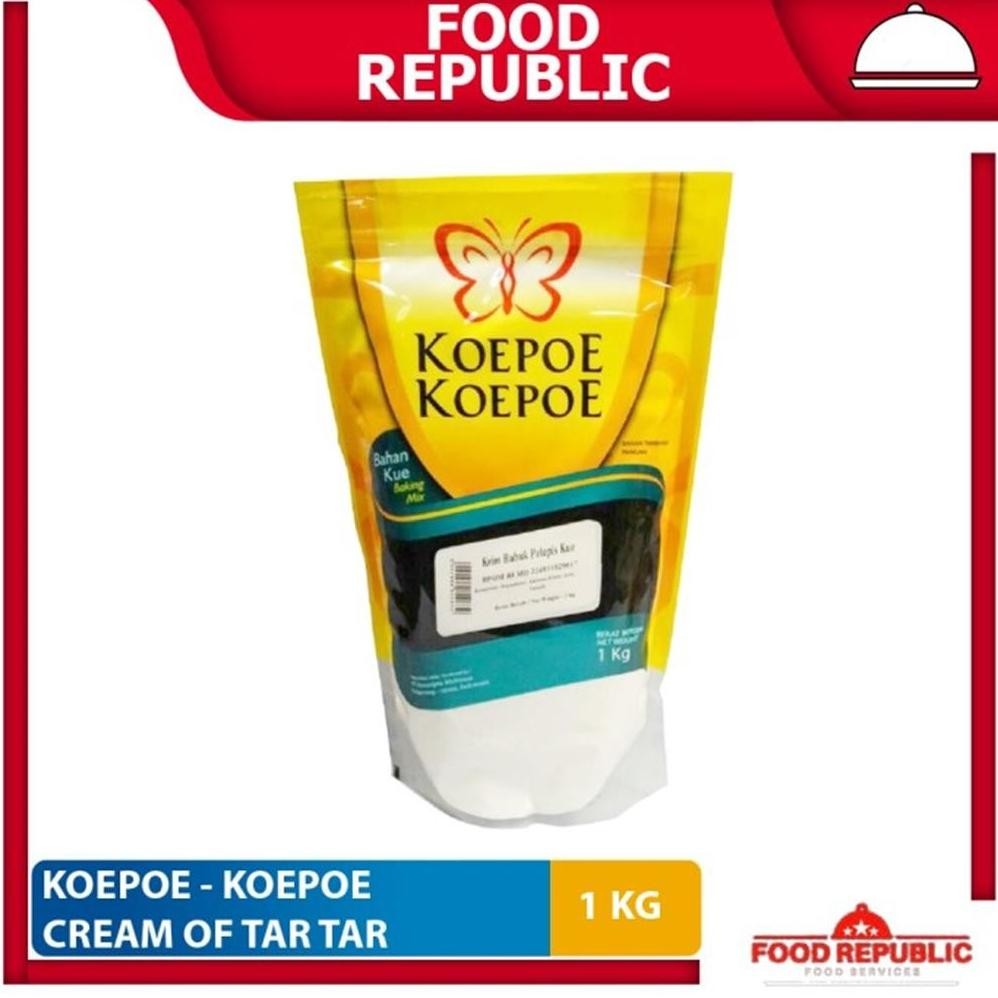 

Koepoe Koepoe Cream of Tar Tar Krim Bubuk Pelapis Kue 1 Kg Halal