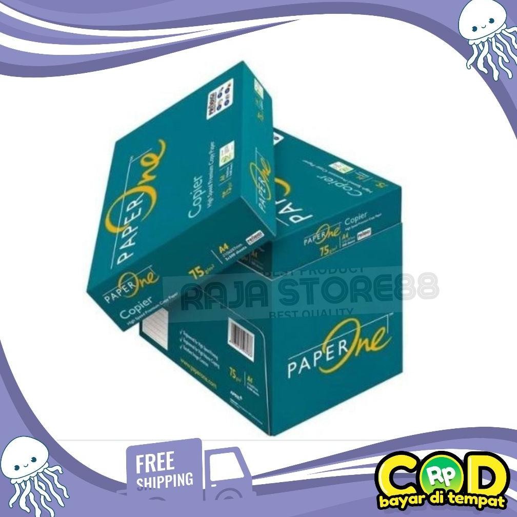 

(Instant)Kertas HVS Putih A4 75Gr (5 Rim) PaperOne AST