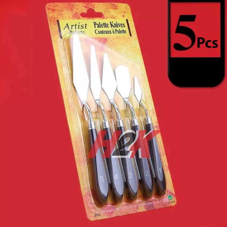 

Cake Painting Knife - Pisau Palet - Pisau Lukis Set - Cake Buttercream AST