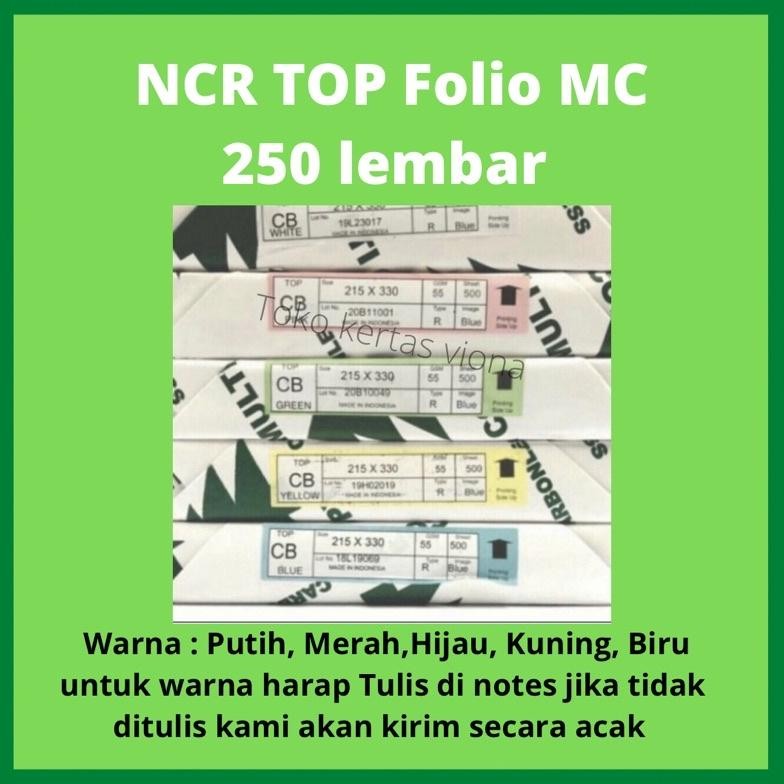 

kertas NCR / kertas Nota MC isi 250 lembar AST