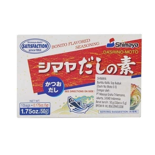 

Kaldu Jepang Dashi No Moto 10 X 5 Gram Shimaya (50 Gram)