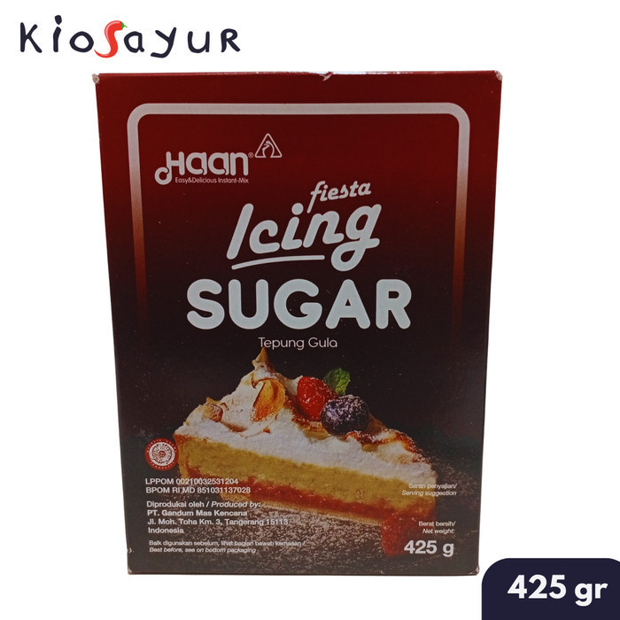 

Icing Sugar Fiesta / Tepung Gula Halus Haan 425 gram