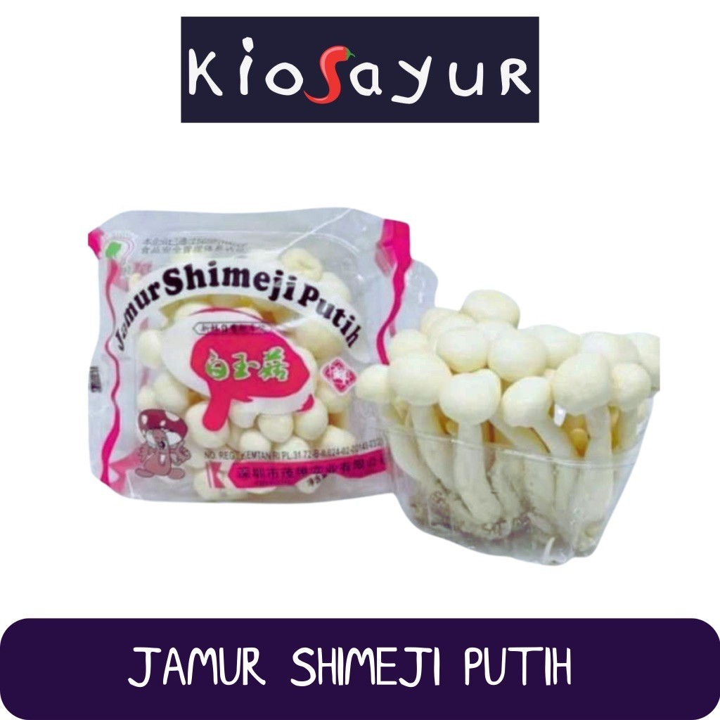 

Jamur Shimeji Putih Mika RRC 150 Gram