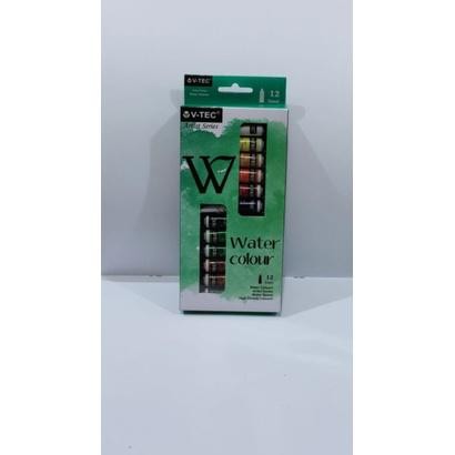 

V-TEC WATER COLOUR 12 COLOUR @6ML AST