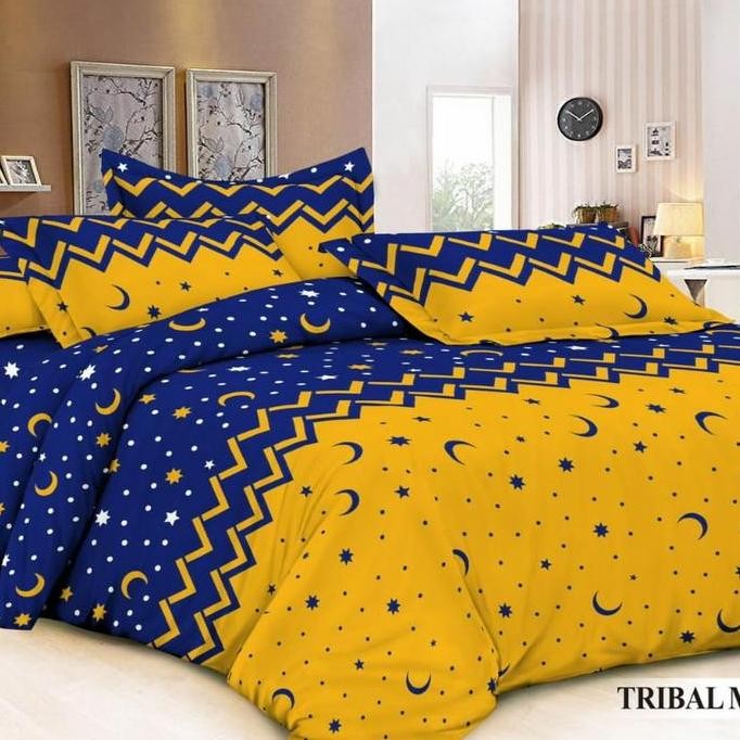 Sprei Halus katun lembut 2in1 Sorong 100x200 rumbai, 100x200 (Keyron)