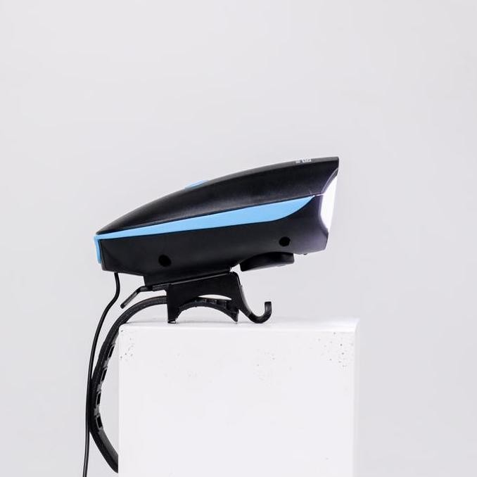 Terlaris lampu sepeda depan cas dengan Klakson / lampu led sepeda / lampu sepedah di cas / lampu sep