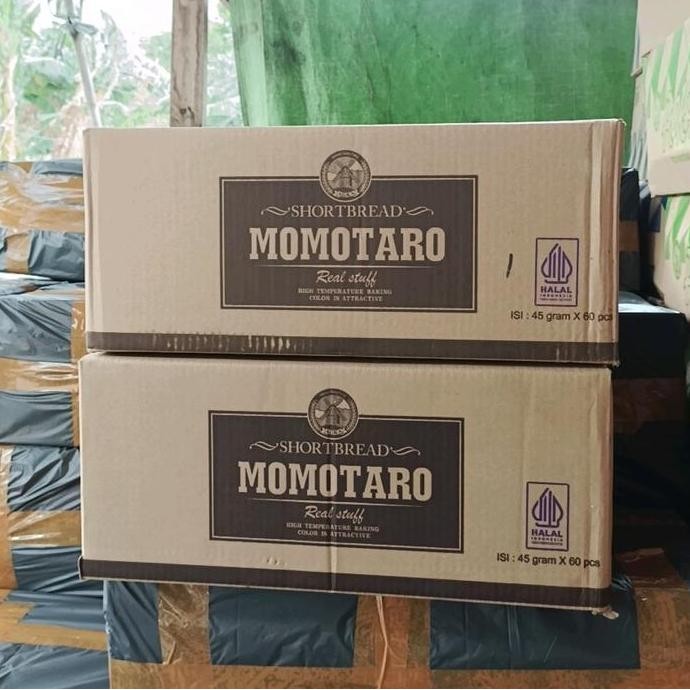 

Roti Aoka & Aoka Momotaro Cookies 1 Dus Isi (40 Atau 60 Pcs) Food Snacks