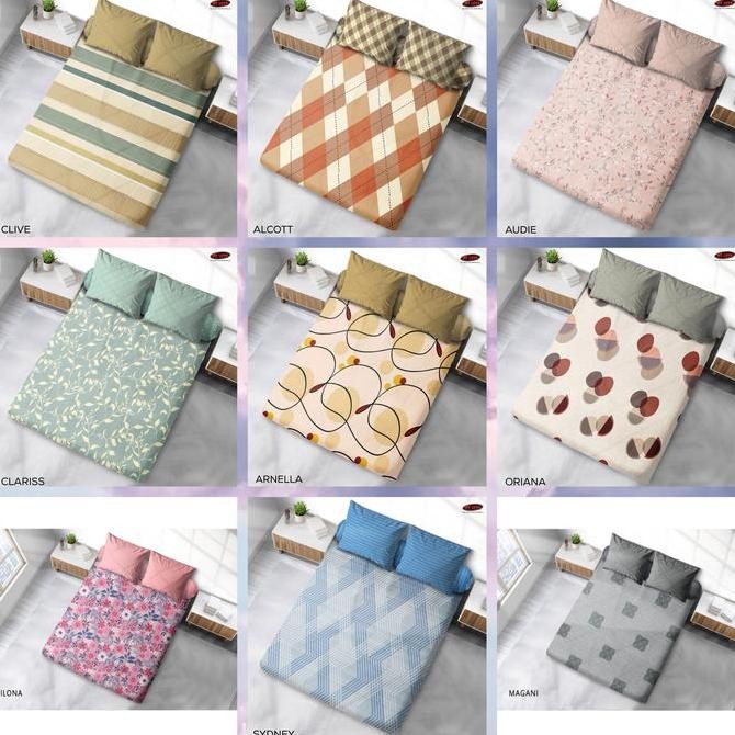 Sprei My love ukuran 180x200 motif Gardena