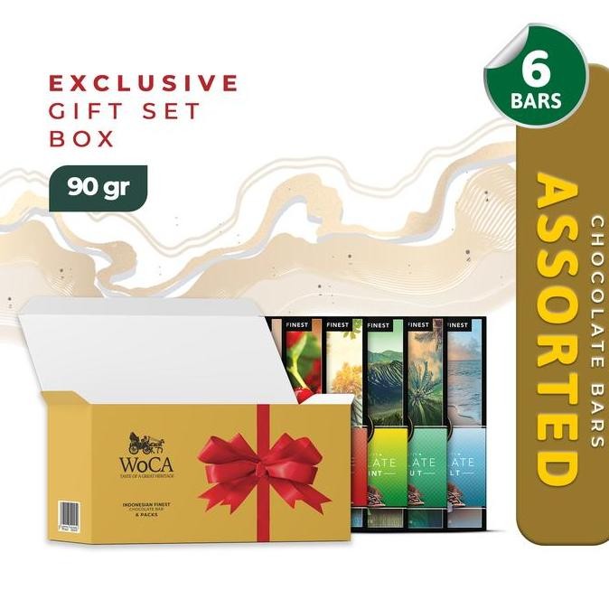 

Woca Assorted Premium Chocolate Bar - Coklat Aneka Rasa