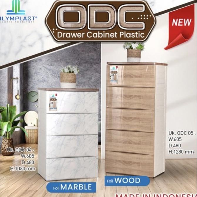 TERMURAH - Laci ODC marble Wood Olymplast