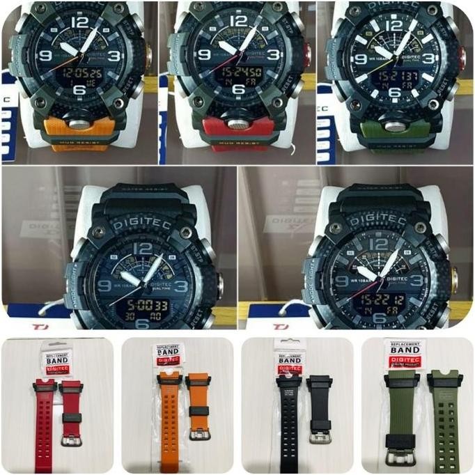 Tersedia Tali jam tangan Digitec DA 2118T/DA3118T Original