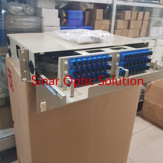 Odf Rack 48 Core Sc Upc / Lengkap New Stok