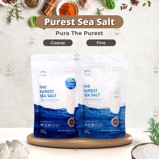 

Pura Purest Sea Salt 300Gr - Garam Laut Organik Natural Pura