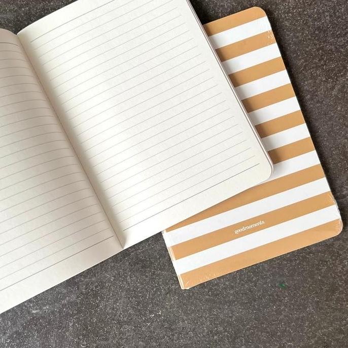 

Notebook Stripes - Brown - Goodmoments Co