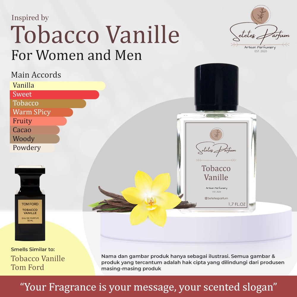 Setetes Parfum Tobacco Vanilla
