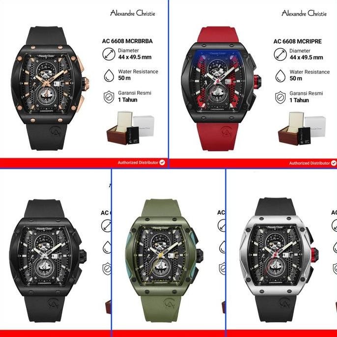 Tersedia ALEXANDRE CHRISTIE AC6608 AC 6608 JAM TANGAN PRIA ORIGINAL