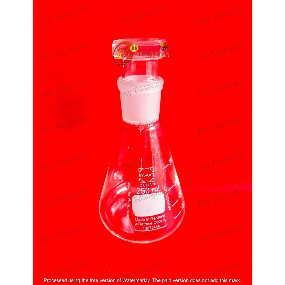Promo 6.6 Erlenmeyer Asah 250ml / Erlenmeyer Tutup Asah 250ml DURAN