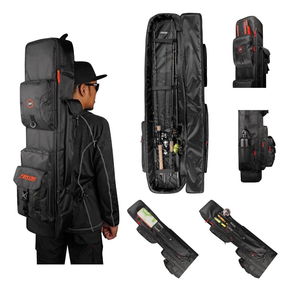 Firecast | Tas Pancing | Tas Joran Pancing Besar | Raw21 Big Rod Bag Panjang 100 & 120 Cm