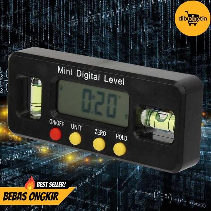 Alat Ukur Kemiringan Digital Level Angle Waterpass Inclinometer - DL168 Promo