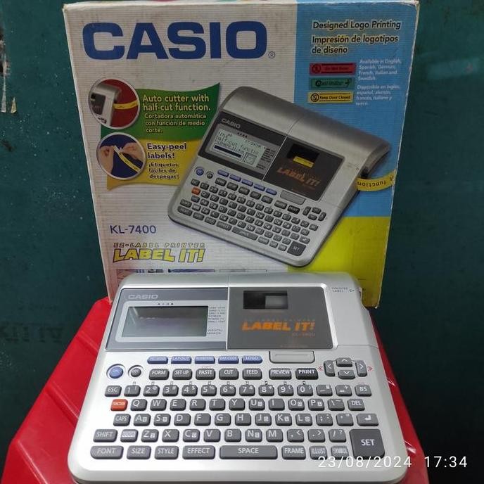 

Label Printer Casio/Label It Casio Kl 7400//Real Picture New Stok