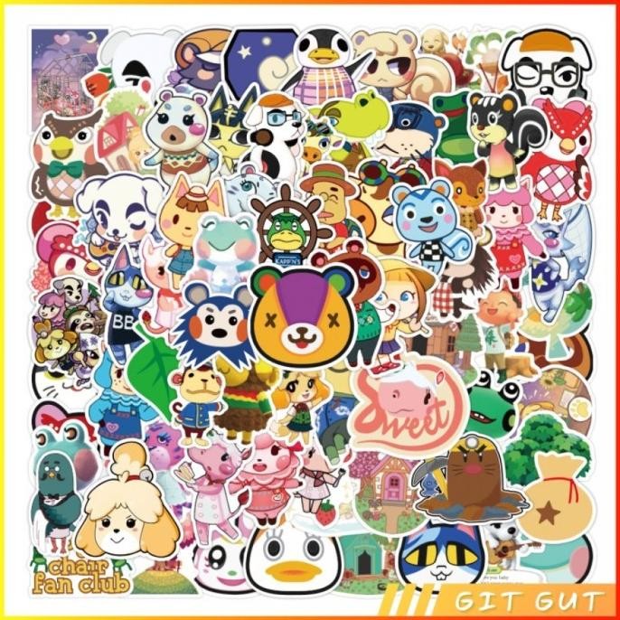 

Sticker Pack Stiker Vinyl 100 Pcs Animal Crossing Co