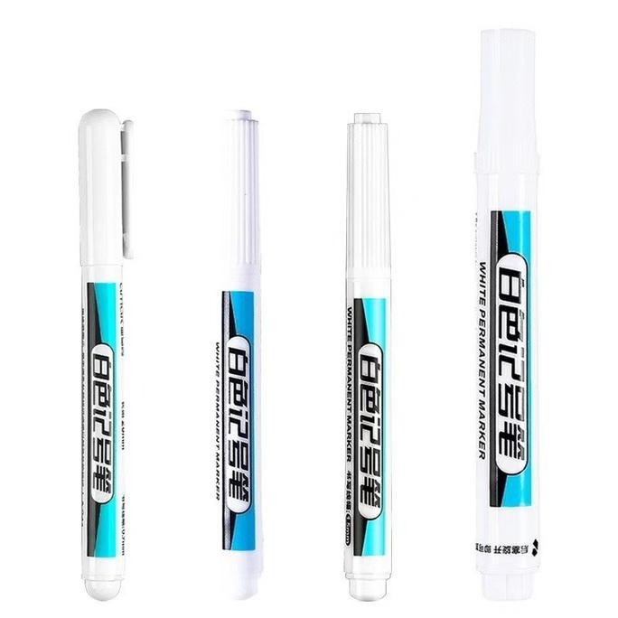 

Delunashop Marker White Spidol Putih Tulis Resi Pen Gel Putih Permanen 2.0 Mm Anti Air Untuk Menggambar Graffiti Diy Refill Air Spidol Putih Spidol White Co