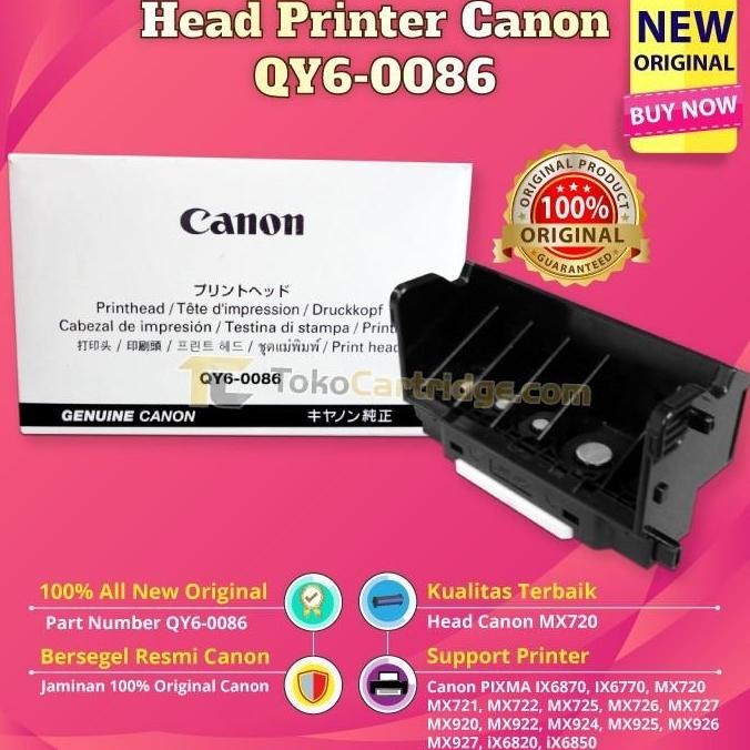 Head Printer Canon Ix6770 Ix6870 Mx920 Mx922 Mx927 Ix6820 Ix6850 New Stok