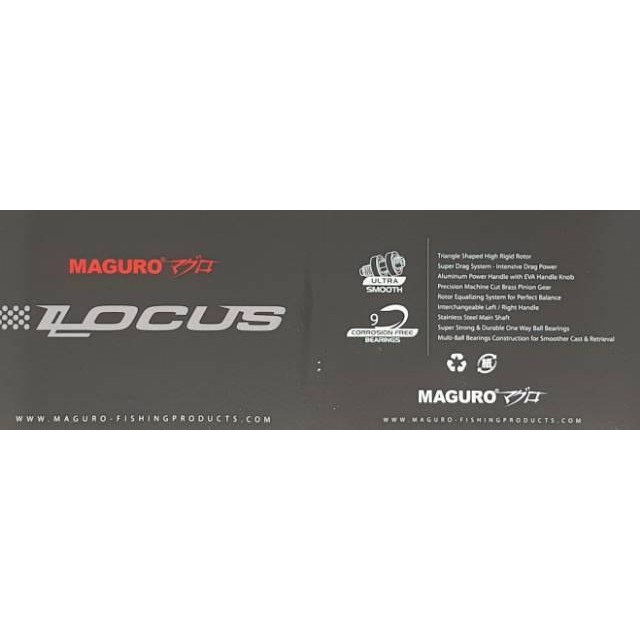 Reel Maguro Locus 6000 (9 Bearing) - Juragan Pancing Murah