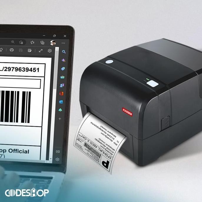 Printer Cetak Label Kassen E460 | E-460 Original Resmi New Stok