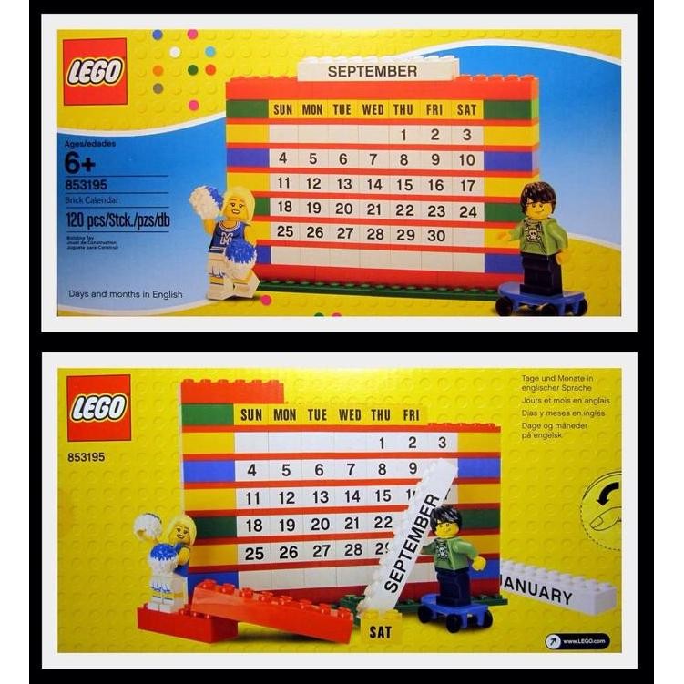 

Lego 853195 - Brick Desk Calendar Set Kalender Building Calender Gift Co