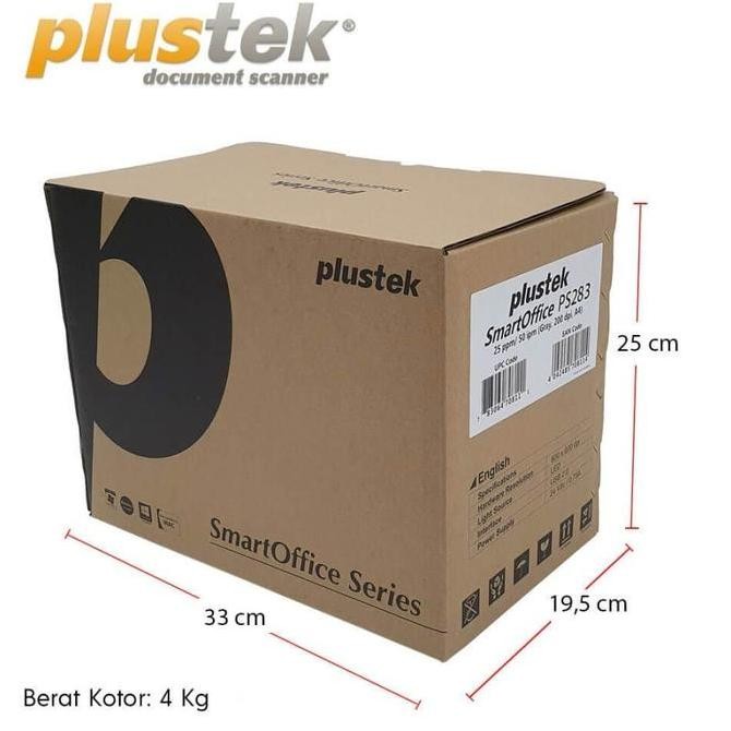 Plustek Scanner Smartoffice Ps283 New Stok