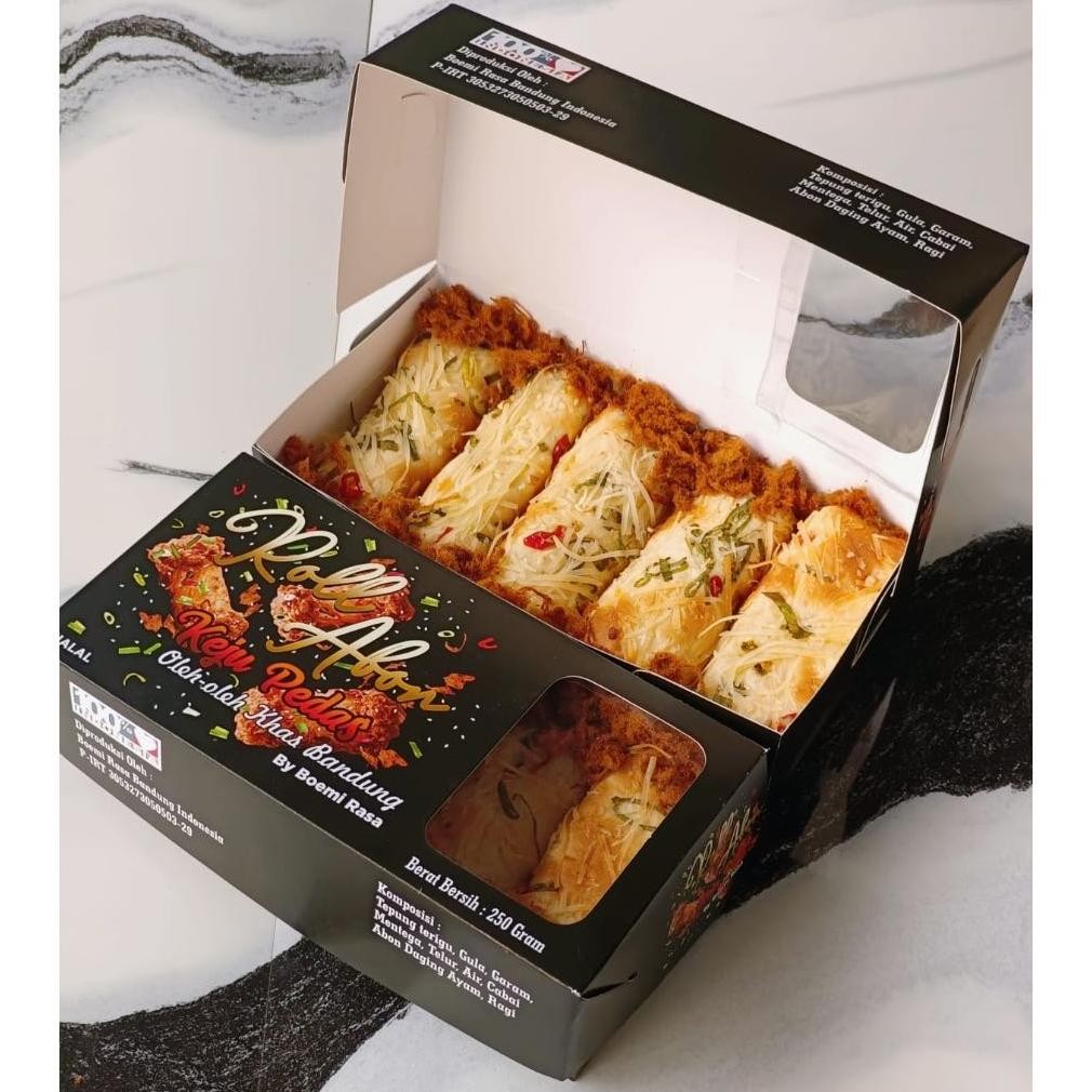 

Roll Abon Pedas Boemirasa Isi 5 Pcs Abon Ayam - Roti Gulung Abon Pedas - Roti Abon - Roti Isi Abon Pedas - Roti Abon Pedas