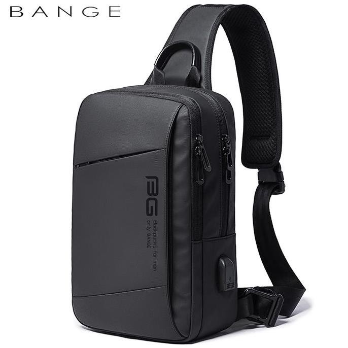 Grosir Bg22002 Tas Selempang Bange Sling Bag Cowok Ipad 9.7 Usb