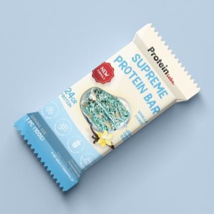 

Protein Bar Vanilla Cookie Dough Supreme 24G Protein Gluten Free