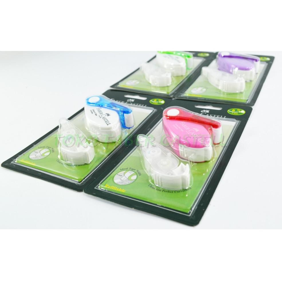

Correction Tape Faber Castell SR 506 / Bonus Refill 1 Pcs / Bisa di Isi Ulang