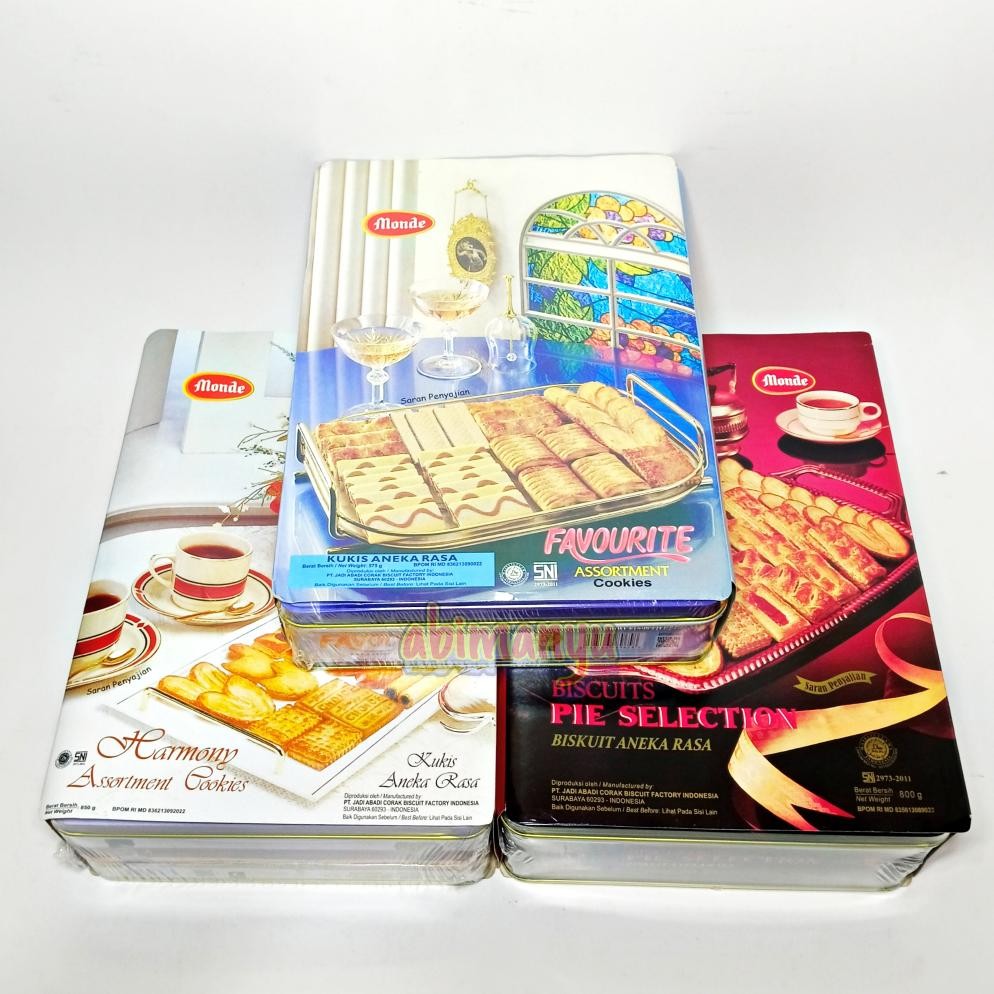 

Biskuit Monde Kaleng Besar Assortment Rasa