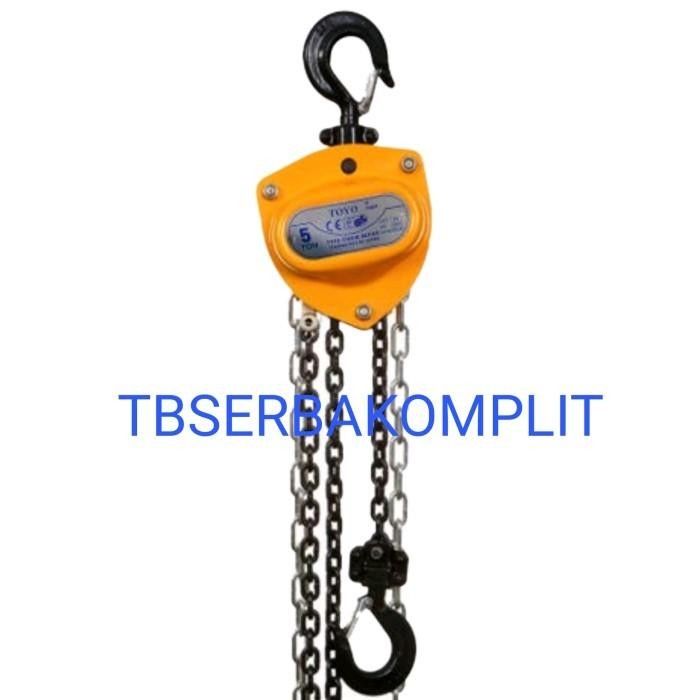 Toyo Tackle Chain Blok 2 Ton X 7 Meter Lever Blok Takel Kerekan 2T 7M Original Dan Terpercaya