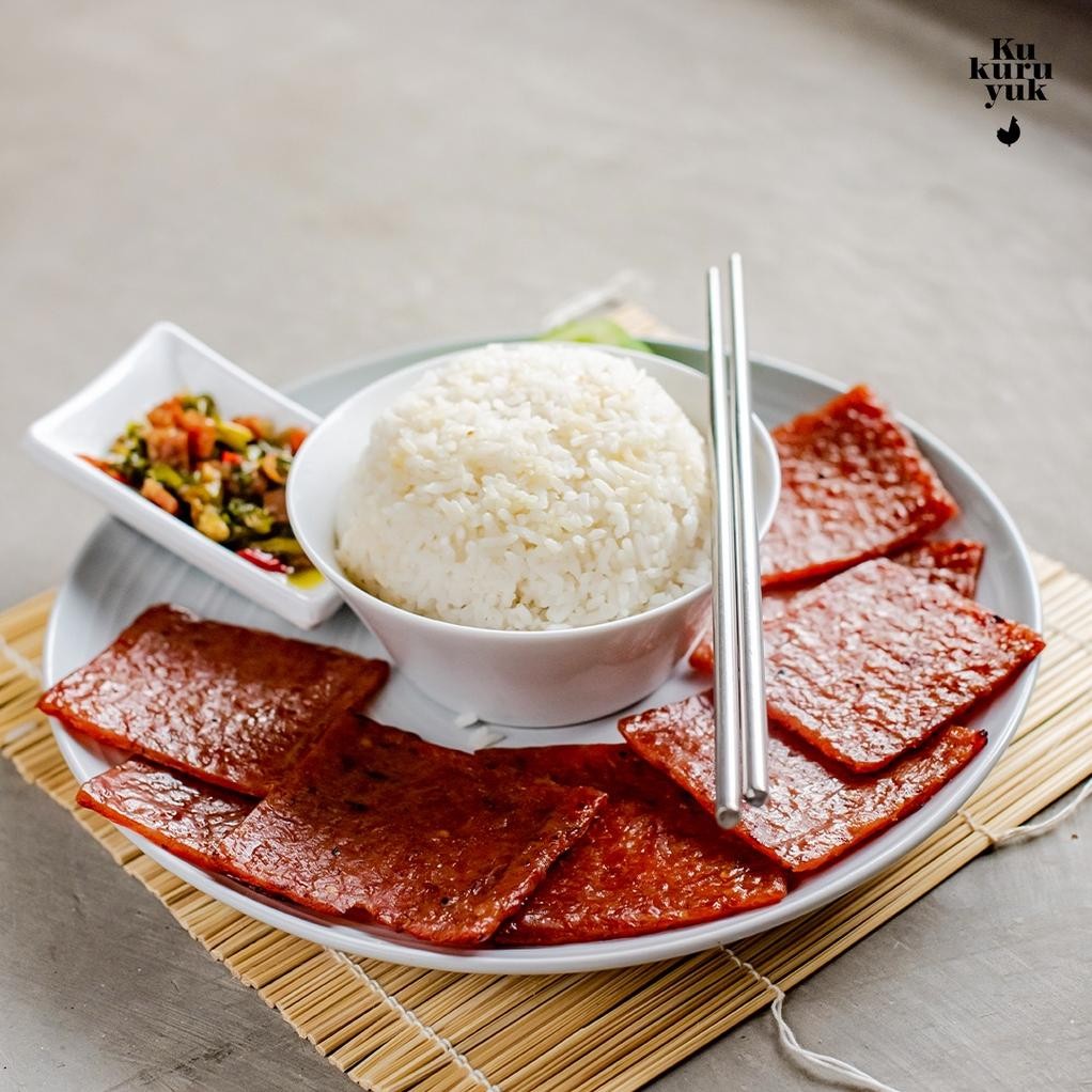 

[PREMIUM] Dendeng Ayam Kukuruyuk Makanan Siap Saji Frozen Food - 200 Gram