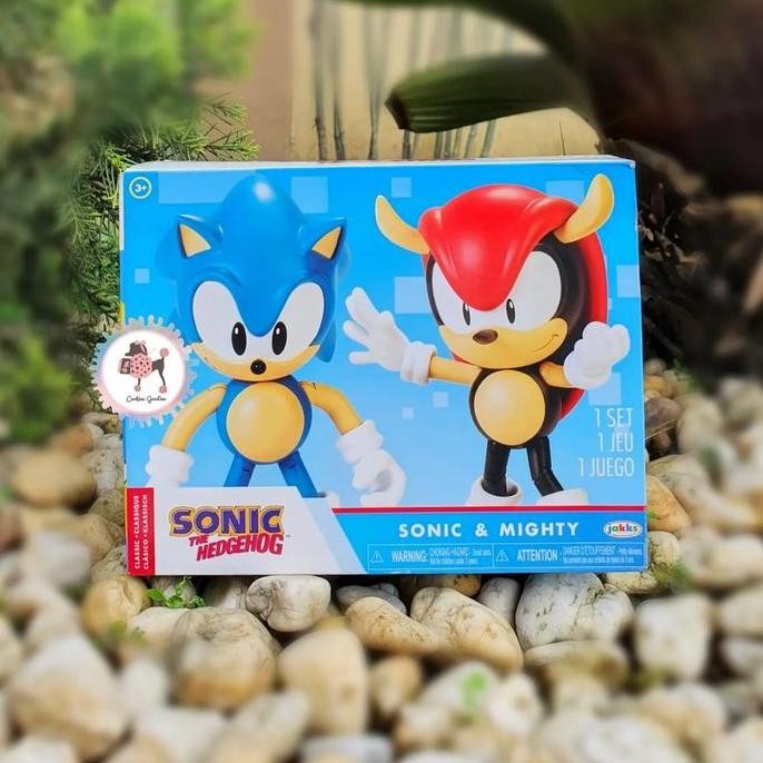 Sonic the Hedgehog Classic Sonic & Classic Mighty Action Figure 2pack